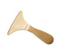 YsXoWiui Strumento Gua Sha in Ottone, Portatile, Robusto, per Massaggio Raschiante, per Schiena, Occhi E Viso