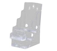 YsXoWiui Supporto Moderno Porta Biglietti Da Visita in Acrilico per Brochure, A6 3 livelli