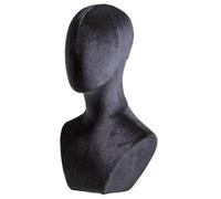 YsXoWiui Testa Manichino per Parrucche Espositore Supporto Porta Cappelli Reggi Parrucca Base Ferma in Flanella Schiuma Funzionale Adatta a Negozi Saloni Casa, Style C