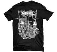 YSYJWMD Full of Hell Burning Myrhh T-Shirt Short Sleeve Men's Tops Tee Black L