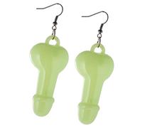 Ysyqkn 1 Paio Orecchini Forma Orecchini Pendenti Spiritosi Orecchini Notte Luminose Materiale PVC Adatti a Festa di Addio al Nubilato Uscite Serali