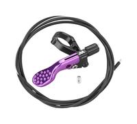 Ysyqkn 1 Pezzo Leva Comando Reggisella Telescopico Bicicletta Montaggio Manubrio Universale Controller in Lega Adatto per Manutenzione Ciclismo Riparazione S, Viola