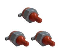 Ysyqkn 3 Pezzi Tettarella Pacifier Bottiglia Alimentazione Morbida Gomma Accessori Allevamento Base Fissa semplicità Pulizia Adatto per Fattor, Stile 2