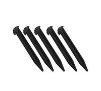 Ysyqkn 5 Picchetti per Tenda, Leggeri, per Terra, per Tendalino, Riparo, Ancoraggio per Tenda da Campeggio, Chiodi per, Picchetti per Tenda per Zaino in, Nero, 14,5 cm