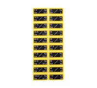Ysyqkn Adesivi Numerici, Etichette Adesive per Interruttori Automatici, Adesivi per Bodybuilding E Allenamento con I Pesi, Accessori per Attrezzature, Etiche, Da 2.5 a 50 Kg, 3.2 Cmx1.3 Cm