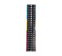 Ysyqkn Adesivi Numerici, Etichette Adesive per Interruttori Automatici, Adesivi per Bodybuilding E Allenamento con I Pesi, Accessori per Attrezzature, Etiche, Da 5 a 120 Kg, 9.4 X 1.85 Cm