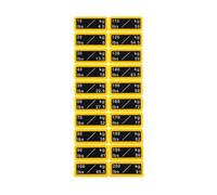 Ysyqkn Adesivi Numerici, Etichette Adesive per Interruttori Automatici, Adesivi per Bodybuilding E Allenamento con I Pesi, Accessori per Attrezzature, Etiche, Da 10 a 200 Libbre, 3.2 Cmx1.3 Cm