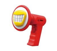 Ysyqkn Cambiavoce Giocattolo Amplificatore Vocale Microfono Elettronico Modificatore Voce Sei Modalità Educativo Facile da Usare Materiale PP, Rosso, Taglia unica bambino