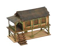Ysyqkn Casette in Legno Modello, Casette in Legno da Assemblare E Smontare in 1/72, Progetti Fai da Te, Accessori, Decorazioni, b