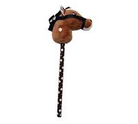 Ysyqkn Cavallo di Peluche Deluxe con Bastoncino E Suoni Interattivi, Dark Brown B