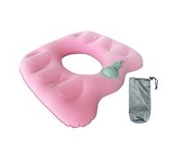 Ysyqkn Cuscino Gonfiabile a Forma di, Comodo, Morbido, Traspirante, Cuscino per Sedile, Cuscino per Emorroidi per Auto, Casa E Ufficio, Rosa