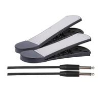 Ysyqkn Drum Pedal Pedale Batteria Pad Pedale Percussione Accessorio Pedale Kick in Lega E Plastica Pp con Ingresso Dedicato E Cavo Adatto per Allen, 2 Pezzi