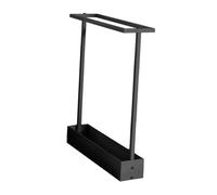 Ysyqkn Espositore per Racchette da Tennis, Organizer per Accessori, Grande capacità, Salvaspazio, Robusto per Negozi al Dettaglio, 58x44x12cm, Nero