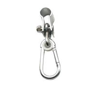 Ysyqkn Gancio per Amaca da Esterno, Accessori per Appendere L'amaca, Ferramenta per Il Montaggio, Gancio per Amaca per Parco Giochi, Campeggio, Giardino, Diametro 21mm