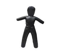 Ysyqkn Manichino da Grappling per Bambini in PU, Non Imbottito, Multiuso, Robusto, per Allenamento di Taekwondo, Attrezzatura per Esercizi di, Alto 130, Nero