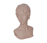 Ysyqkn Manichino Espositore per Gioielli, Porta Orecchini, Porta Gioielli Alla Moda Multiuso, Testa di Manichino Femminile per Esposizione E Negozio di Gioie, Colore Della Pelle