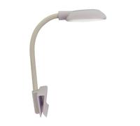 Ysyqkn Mini Lampada per Acquario con Clip, Moderna, Regolabile a 360 Gradi, a Risparmio Energetico, Ideale per Illuminare Le Piante, Bianco