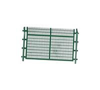 Ysyqkn Miniatura Modello Steccato per Architettura da Trenino Cancello Mini Artigianale Ringhiera per Scenario Fai-da-Te Realizzato in, Griglie Verdi 1