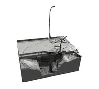 Ysyqkn Modello in Miniatura di Una Strada Distrutta Come Ornamento di Sfondo, 1:72