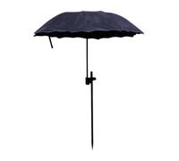 Ysyqkn Ombrellone da Esterno per Piante, Protezione Solare Versatile con Picchetto, Ampia Copertura, Ombrellone Floreale Color Pesca, Nero