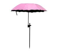 Ysyqkn Ombrellone da Esterno per Piante, Protezione Solare Versatile con Picchetto, Ampia Copertura, Ombrellone Floreale Color Pesca, Rosa