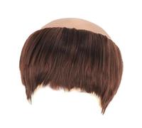 Ysyqkn Parrucca Calva Da Personaggio per Accessorio di Costume Realizzata in Fibra Resistente per Una Grande Durata Adatta Come Regalo, Marrone