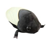 Ysyqkn Peluche a Forma di Cicala, Ornamento per Divano, Comodo E Carino, 48 Cm, Leggero, Realistico, Bambola di Cartone Animato, Animale di Peluche per Bambi, Nero