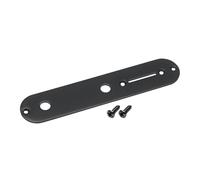 Ysyqkn Piastra di Controllo per Chitarra Piastra di Interruttore in Ferro per Chitarra Elettrica Accessori di Ricambio per Strumenti a Corda con Viti per Mus, Nero