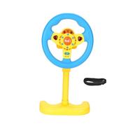 Ysyqkn Simulatore Volante Giocattolo Interattivo Educativo Rotazione 360 Gradi Controller Materiale PP Suoni Realistici Adatto per Regali, Giallo, Taglia unica bambino