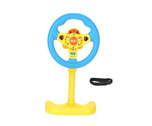 Ysyqkn Simulatore Volante Giocattolo Interattivo Educativo Rotazione 360 Gradi Controller Materiale PP Suoni Realistici Adatto per Regali, Giallo, Taglia unica bambino