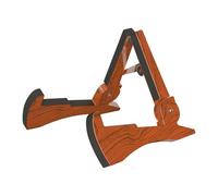 Ysyqkn Supporto Chitarra Universale Pieghevole Da Pavimento per Chitarra Basso Ukulele Mandolino Banjo Realizzato in Pp Adatto a Scuola Concerto Sala, Marrone Chiaro