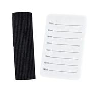 Ysyqkn Vassoio leggero per estensione ciglia manuale con cinturino da polso regolabile, per studi, bianco da 7 a 14 mm