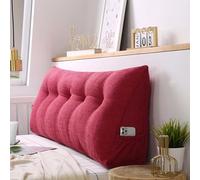 YSZBD Cuscino Da Lettura Per Letto Schienale Cuscino Schienale Divano Cuscini Grandi Per Testata Letto Cuscino Testiera Letto Matrimoniale Cuscino Con Rivestimento Rimovibile,W-100x50x20cm