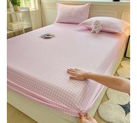 YSZBD Spannbetttuch Bettlaken Baumwolle Spannbettlaken 90x200cm SpannbetttüCher Fitted Sheet Cotton Größe und Farbe WäHlbar(#18,pillowcaseX2)