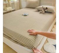 YSZBD Spannbetttuch Bettlaken Baumwolle Spannbettlaken 90x200cm SpannbetttüCher Fitted Sheet Cotton Größe und Farbe WäHlbar(#15,pillowcaseX2)