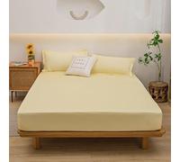YSZBD Spannbetttuch Bettlaken Baumwolle Spannbettlaken 90x200cm SpannbetttüCher Fitted Sheet Cotton Größe und Farbe WäHlbar(#22,pillowcaseX2)