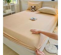 YSZBD Spannbetttuch Bettlaken Baumwolle Spannbettlaken 90x200cm SpannbetttüCher Fitted Sheet Cotton Größe und Farbe WäHlbar(#35,pillowcaseX2)