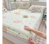 YSZBD Spannbetttuch Bettlaken Baumwolle Spannbettlaken 90x200cm SpannbetttüCher Fitted Sheet Cotton Größe und Farbe WäHlbar(#25,pillowcaseX2)