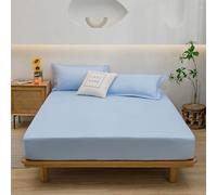 YSZBD Spannbetttuch Bettlaken Baumwolle Spannbettlaken 90x200cm SpannbetttüCher Fitted Sheet Cotton Größe und Farbe WäHlbar(#29,pillowcaseX2)