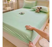 YSZBD Spannbetttuch Bettlaken Baumwolle Spannbettlaken 90x200cm SpannbetttüCher Fitted Sheet Cotton Größe und Farbe WäHlbar(#21,pillowcaseX2)