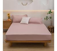 YSZBD Spannbetttuch Bettlaken Baumwolle Spannbettlaken 90x200cm SpannbetttüCher Fitted Sheet Cotton Größe und Farbe WäHlbar(#31,pillowcaseX2)