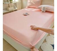 YSZBD Spannbetttuch Bettlaken Baumwolle Spannbettlaken 90x200cm SpannbetttüCher Fitted Sheet Cotton Größe und Farbe WäHlbar(#3,pillowcaseX2)