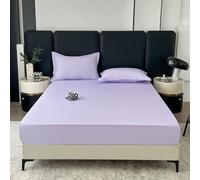 YSZBD Spannbetttuch Bettlaken Baumwolle Spannbettlaken 90x200cm SpannbetttüCher Fitted Sheet Cotton Größe und Farbe WäHlbar(#32,pillowcaseX2)