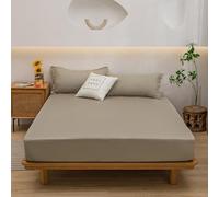 YSZBD Spannbetttuch Bettlaken Baumwolle Spannbettlaken 90x200cm SpannbetttüCher Fitted Sheet Cotton Größe und Farbe WäHlbar(#16,pillowcaseX2)