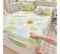 YSZBD Spannbetttuch Bettlaken Baumwolle Spannbettlaken 90x200cm SpannbetttüCher Fitted Sheet Cotton Größe und Farbe WäHlbar(#26,pillowcaseX2)