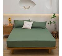 YSZBD Spannbetttuch Bettlaken Baumwolle Spannbettlaken 90x200cm SpannbetttüCher Fitted Sheet Cotton Größe und Farbe WäHlbar(#20,pillowcaseX2)