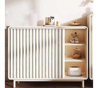 YSZBD Tenda Plissata Multiuso per Cucina, Scaffali e Bagno, Tenda Copri Mobile con Binario, Opaca e Lavabile, Diverse Misure Disponibili,Beige-W100cm/H170cm