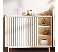 YSZBD Tenda Plissata Multiuso per Cucina, Scaffali e Bagno, Tenda Copri Mobile con Binario, Opaca e Lavabile, Diverse Misure Disponibili,Beige-W170cm/H190cm