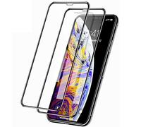 YT DIRECT 2 pellicole proteggi schermo in vetro temperato trasparente con protezione schermo completa, alta trasparenza e compatibile con le custodie per iPhone XXS/11 Pro