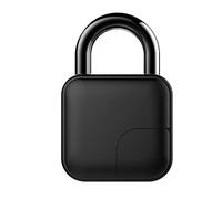 YT-KOKE Fingerprint Padlock, Smart Keyless Bluetooth Lock APP/ Unlock Anti-Theft Door Luggage Case Lock for Android iOS System Suitable for Gym, Backpack, School and Storage